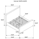 Wren Panel Platform Bed - Michael's Discount Furniture