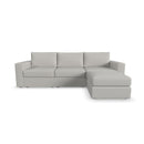 Flex Sofa with Wide Arm and Ottoman