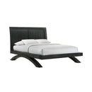 Allan Bedroom Set with 2 Nightstands in Black