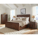 Jax Platform Storage Bedroom Set in Cherry