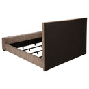 Senna Panel Bed with Bluetooth Speaker and Flame Visualizer - Michael's Discount Furniture