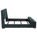 Preston Wingback Bed with Flame Visualizer and Bluetooth Speaker - Michael's Discount Furniture