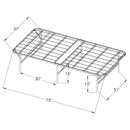 Mabel Foldable Platform Bed Frame - Michael's Discount Furniture