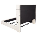 Tisdall Wingback Bed with Flame Visualizer - Michael's Discount Furniture