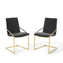 Pitch Dining Armchair Performance Velvet Set of 2
