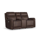 Alister Latitudes Power Gliding Loveseat with Console, Power Headrests & Lumbar - 5000008134 - Michael's Discount Furniture