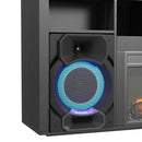 St. Cloud Fireplace with Sound System in Black