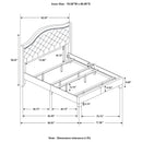 Sonoma Wingback Bed - Michael's Discount Furniture