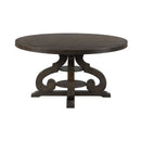 Stone Round Dining Table W/PU Base
