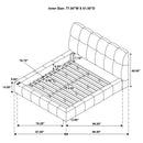 Nollet Panel Platform Bed - Michael's Discount Furniture