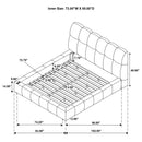 Nollet Panel Platform Bed - Michael's Discount Furniture