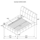 Nollet Panel Platform Bed - Michael's Discount Furniture