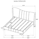 Evelyn Panel Platform Bed - Michael's Discount Furniture