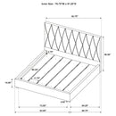 Delsea Panel Platform Bed - Michael's Discount Furniture