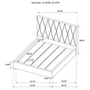 Delsea Panel Platform Bed - Michael's Discount Furniture