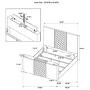 Tara Panel TV Bed - Michael's Discount Furniture