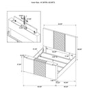 Tara Panel TV Bed - Michael's Discount Furniture