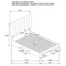 Wheatland Panel Platform Storage Bed - Michael's Discount Furniture
