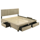 Wheatland Panel Platform Storage Bed - Michael's Discount Furniture