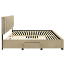 Wheatland Panel Platform Storage Bed - Michael's Discount Furniture