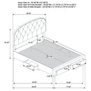 Marianna Panel Platform Storage Bed - Michael's Discount Furniture