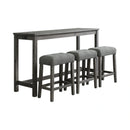 Oak Lawn Bar Table Single Pack (Table + Three Stools)