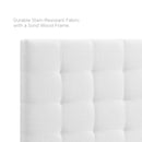 Paisley Tufted Twin Upholstered Linen Fabric Headboard
