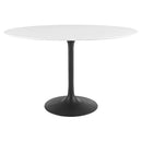 Lippa 48" Oval Wood Top Dining Table
