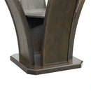 Dapper 5PC Round Dining Set in Walnut-Table & Four Chairs