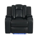 Carlo Power Motion Recliner with Power Headrest, LED