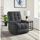 Pecos Power Motion Lift Chair in 15337-2 Ribbit Charcoal