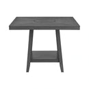 Seneca Square Counter Table with Lazy Susan