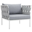 Harmony Outdoor Patio Aluminum Armchair