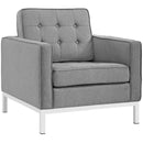 Loft Upholstered Fabric Armchair