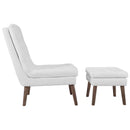Modify Upholstered Lounge Chair and Ottoman