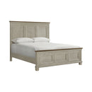 Farmington Bedroom Set in Medium Brown and Washed Stone