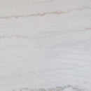 Lanette End Table with White Marble Top in Black