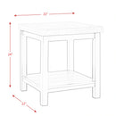 Kansas 3PC Occasional Table Set-Coffee Table & Two End Tables