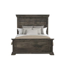 Park Ridge Panel Bed in Charcoal