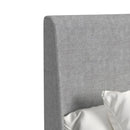Westland UPH Bed with Grey Fabric