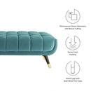 Adept 47.5" Performance Velvet Bench
