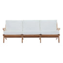 Saratoga Outdoor Patio Premium Grade A Teak Wood Sofa