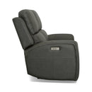 Linden Power Reclining Loveseat with Power Headrests & Lumbar - 5000007531 - Michael's Discount Furniture