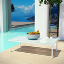 Harmony Outdoor Patio Aluminum Coffee Table