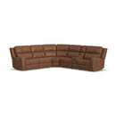 Linden Latitudes Power Reclining Sectional with Power Headrests & Lumbar - Michael's Discount Furniture