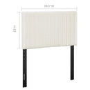 Keira Twin Performance Velvet Headboard