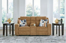 Kanlow Reclining Loveseat with Console - Michael's Discount Furniture