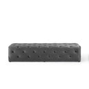 Amour 72" Tufted Button Entryway Performance Velvet Bench
