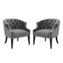 Precept Armchair Performance Velvet Set of 2