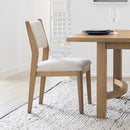 Normandy Pair of Upholstered Dining Chairs - Michael's Discount Furniture